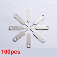 100pcs SIM Card Tray Opening Pin Tools Needle Key for Iphone Xiaomi Samsung SIM Card Replacement Key All Mobile Phones SIM Tools