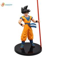 ENDOFF อะนิเมะ 22ซม. Son goku ผมสีดำ ดราก้อนบอล โมเดลสะสม ของเล่นตุ๊กตา ของเล่นตัวเลข แอ็คชั่น SON goku เครื่องประดับตุ๊กตา โมเดลหุ่น Dragonball แอ็คชั่นฟิกเกอร์