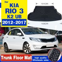 สำหรับ KIA RIO 3 K2 UB 2012 2013 2014 2015 2016ถาดรองที่เก็บของท้ายรถที่รองเท้าแผ่นหุ้มกันรอยพรมปูพื้น