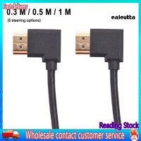 ✢ CRX2 DOONJIEY Right Angle HDMI-compatible Male to Male AV Converter Adapter Cable Cord for HDTV