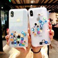 【Great. Cell phone case】[เยี่ยมมากเคสโทรศัพท์มือถือมี3สีทรายเป็นประกายเคสโทรศัพท์น่ารักสำหรับ Iphone 14 13 12 11 Pro Max 6 6S 7 8X6S Plus PRO MAX XR XS