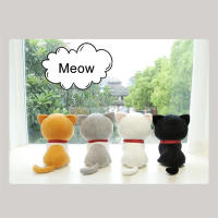 2022 24CM Cute Cat Plush Doll Toys Simulation Animal Cat Plush Toys for Childrens Sleeping Soft Stuffed Cat Doll Kids Toys Gifts