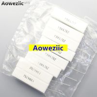 ۞◊▼ 10Pcs 15W4R7J 15W4.7ΩJ RX27 Horizontal cement resistor 15W 4.7 ohm 15W4.7RJ ohm Ceramic Resistance precision 5 Power resistance