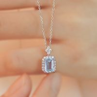 VOQ Color Perfume Bottle Pendant Necklace Clavicle Chain