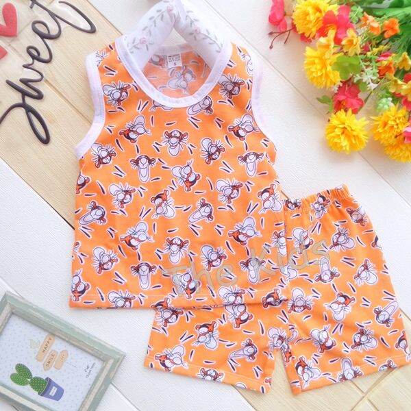 คละลาย-1-ชุด5เดือน-7ขวบ-แขนกุดขาสั้น-ss-s-m-l-xl-ผ้าคอตตอนนุ่ม