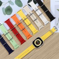 【CC】 for watch Ultra Band 49mm 44mm 40mm 45mm 41mm 42mm 38mm 40 44 45 mm silicone bracelet series 7 6 3 se 8