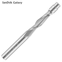 SanDslk Galaxy เราเตอร์ขอบสีแดงบิตตัดอย่างรวดเร็วเกลียว Upcut,เราเตอร์บิตพร้อมก้านลูกปืนคู่ขนาด1/4นิ้วเราเตอร์ตัดอย่างรวดเร็วบิตเราเตอร์เกลียวอัปขอบสีแดงทนทาน