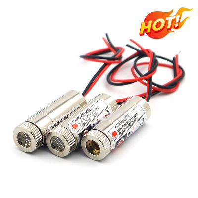 3-5V Beam 650nm 5MW Cross/จุดสีแดง/โมดูลลำแสงเลเซอร์หัวเลนส์กระจกโฟกัสอุตสาหกรรม Class