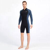 Neoprene Diving Protection Clothes with Zipper Mens Snorkeling Surfing Swimsuit Anti-scratch Durable Warm Water Sports Equipment