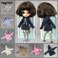 แฟชั่น Handmade Hoodie สำหรับตุ๊กตา Blythe ชุดเสื้อกันหนาวแฟชั่นตุ๊กตาเสื้อผ้าสำหรับตุ๊กตา Blyth Top ของเล่นเด็ก16ตุ๊กตา Accessories