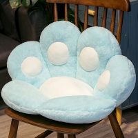 Kawaii Soft Paw Pillow Cute Cat Seat Cushion Stuffed Plush Sofa Indoor Floor Chair Home Decor Winter Autumn Children Girls Gift