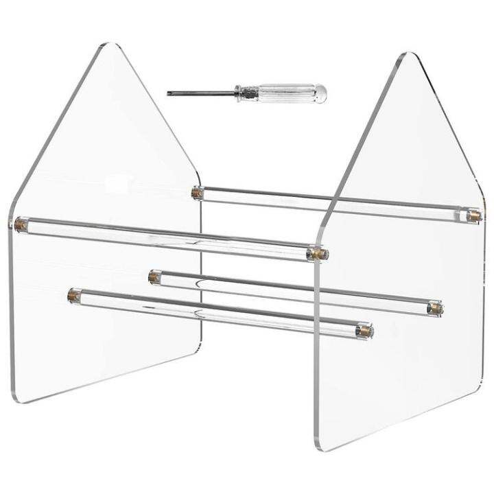 Vinyl Record Storage CDs Display Rack Multipurpose Organizer Acrylic