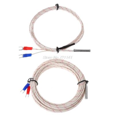 เซ็นเซอร์ควบคุมอุณหภูมิ0-600c K Type Wire 1M 5M Probe 5x30mm