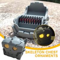 Skeleton Treasure Chest Storage Cassette Ornaments G3A2