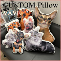 Photo Custom Shape Pillow Case DIY Cushion Toys Dolls Stuffed Animal Dog Cat Picture Pillow Customization Sofa Car Cushion