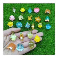 3D เรซิ่น Sea Dolphin สัตว์ชุดตกแต่งภูมิทัศน์ Micro Marine แบน Cabochon การตกแต่ง DIY อุปกรณ์เสริม