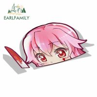 【HOT JJSGWIXLOOWEHG 541】EARLFAMILY สติกเกอร์ติดรถ,สำหรับ Yuno Gasai อนาคตไดอารี่ Peeker หัวใหญ่อะนิเมะไวนิลกระจกหลังสติกเกอร์ประดับลำตัวอุปกรณ์เสริมรถยนต์