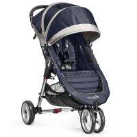 [คูปองลดเพิ่ม+เงินคืน] Baby Jogger City Mini - Navy Blue / Gray รถเข็นเด็กแบบ 3 ล้อ ล้อลูกปืน เข็นลื่น ปรับเอนนอนได้ราบ พับเก็บง่ายด้วยมือเดียว