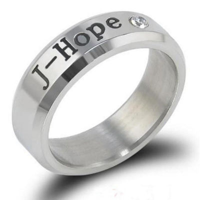 จี้สร้อยคอแหวนผิวเรียบแหวนดีไซน์สวยดีขัดสำหรับการแสดงความรักของคุณสำหรับไอดอลของคุณ