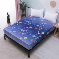 New Design Waterproof Mattress Cover Printed Comfortable Bed Fitted Sheet Wetting Breathable Mattress Protector