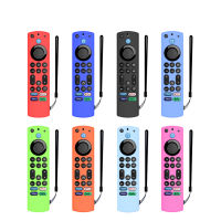 ฝาครอบป้องกันเคสซิลิโคนใช้ได้กับทีวี Amazon Fire Omni Serise/fire Tv 4 Series Tv Remote สำหรับ Frie Tv Alexa เสียงระยะไกล