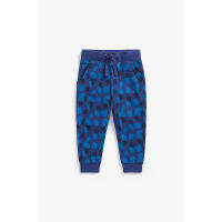 กางเกงจ๊อกเกอร์เด็กผู้หญิง Mothercare blue printed joggers ZB324