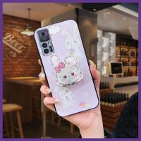 foothold TPU Phone Case For TCL 30 5G Dirt-resistant Soft Case New Arrival Kickstand drift sand Cartoon Cover Silicone