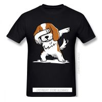 Dabbing Cavalier King Charles Spaniel Novelty Short Sleeve ManS T-Shirts For Men Plus Size Men 100% Cotton Tee Streetwear