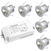 1W IP65 DC 12V Mini Spot Dimmable LED Spotlight + Triac 0-10V PWM Dimming Power Transformer CE TUV ETL