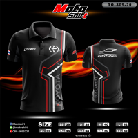 MOTOSHIRTPOLO SHIRT เสื้อโปโล TOYOTA TO-A09-20{trading up}