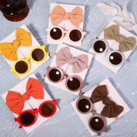 【YF】┅  2/3Pcs Hair Band Baby Hairbands Round Sunglasses Headband UV400 Protection Glasses Seaside Kids Accessories