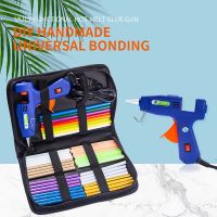 【CW】 Hot Melt Glue Gun Temperature Size 20W with Sticks And Carry Crafts Projects