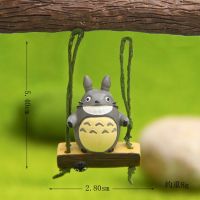 ชิงช้า Totoro Jicha ฟิกเกอร์ของเล่นอนิเม Hayao Miyazaki เพื่อนบ้านของฉัน Totoro Swing Totoro ตุ๊กตาขยับแขนขาได้ของเล่นสำหรับเด็กวันเกิด