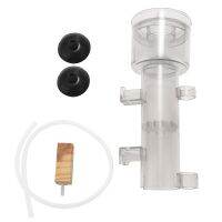 Mini Aquarium Marine Fish Coral Tank Internal Hang on Air Protein Skimmer with Wood Air Stone Tubing