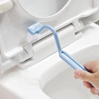 Portable S Shape Curved Long Handle Toilet Corner Cleaning Plastic Brush/Bathroom Cleaning Bending WC Brush Scrubber Cleaner Tool Accessories