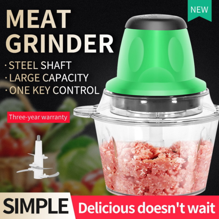 Meat Grinder Electric Electric Food Chopper, Stainless Steel Powerful 500w Meat Blender