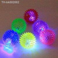 ஐ Dog Toy Pet Luminous Toy Ball Squeaky Bite Resistant Elastic Hedgehog Ball Small Medium and Large Dog Bites Toy Spiky Ball