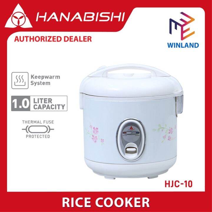 HANABISHI by Winland Jar Type Rice Cooker 1L serves 5 cups without