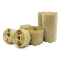 10CM Width Hoop And Loop No Adhesive Hook Loop Fastener Tape Sewing Magic Tape Sticker Strap Couture Strip Clothing Khaki