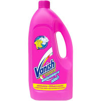 LeeMart น้ำยาซักผ้า ขาว แวนิช Vanish 1000ML ผลิตภัณฑ์ ซักผ้าขาว และผ้าสี สูตร ซักน้ำ แวนิช ขวดลิตร ขวด สีชมพู อ๊อกซี่แอคชั่น ขนาด 1000 มล.