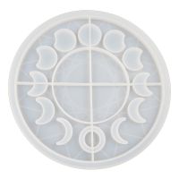 Diy Lunar Eclipse Star Moon Clock Dial Silicone Mold for Clock Resin Silicone Mould Diy Epoxy Resin Molds