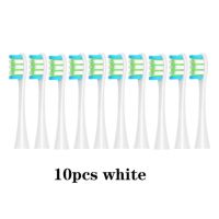 10Pcs เปลี่ยนหัวแปรงสำหรับ Oclean X/X PRO/Z1/F1/One/Air 2/SE Sonic แปรงสีฟันไฟฟ้า Soft DuPont Bristle หัวฉีด