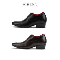 PAUL &amp; SIRENA รองเท้าหนังแท้ผู้ชาย เสริมส้น 3 นิ้ว รุ่น HENRY สีดำ สีน้ำตาลเข้ม