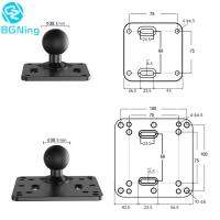 อลูมิเนียม1.5นิ้วหัวบอลสแควร์ฐานติดตั้ง1.5 "ยางหัวบอล Mount cket สำหรับ75X75มม. 100X100มม. VESA แผ่นมาตรฐาน