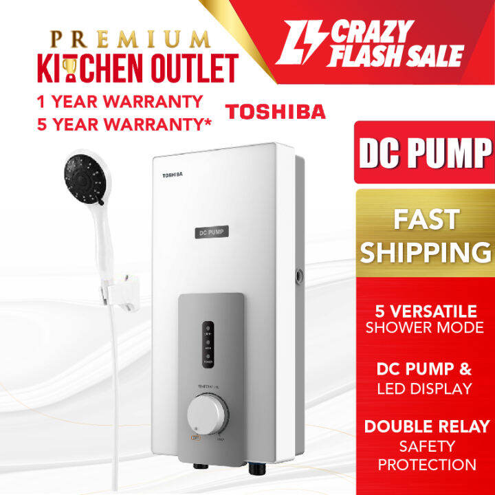 Toshiba 3800W Instant Electric Water Heater DSK38S3MW With DC Pump