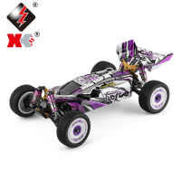 AHlmsm WLtoys 124019 2.4กรัมรถ RC 4WD ปิดถนนแข่งดริฟท์รถควบคุมระยะไกล55กิโลเมตร/ชั่วโมงความเร็วสูงรถยนต์ไฟฟ้าของเล่นสำหรับเด็ก Aldults