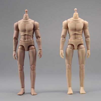 ZZOOI 1/12 Scale Male Super Flexible Semi-encapsulated Joint Body Model for 6 Inches Action Figure Sketch Practice DIY