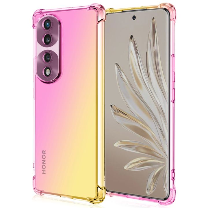 honor-70-50-lite-pro-5g-anti-drop-rainbow-2สี-tpu-case-clear-soft-ปลอก-gradient-air-กันกระแทก-cover