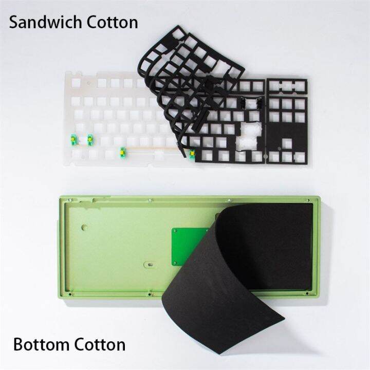 Mechanical Keyboard Sandwich Cotton Bottom Cotton PORON Silencer Soft