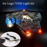 Light Set for Star Wars Millennium Falcon Building Blocks Model Led Light kit Compatible with 75105 Set Not Included smart